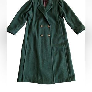 Emerald Jofeld Vintage 90s Wool Coat Sz Medium